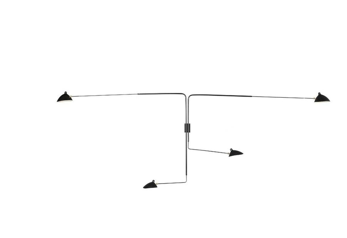 Applique Pivotants | 4 Rotating Arms, Serge mouille, Serge mouille editions