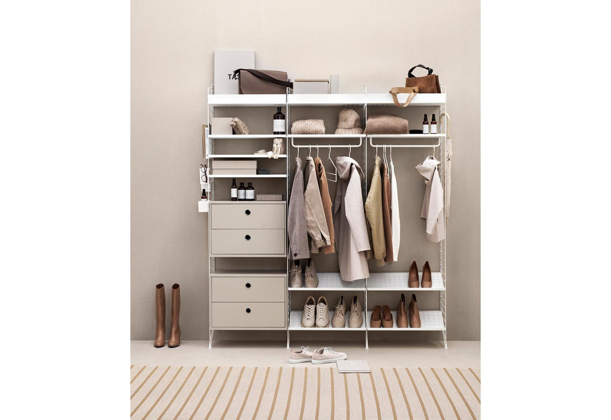 String System Shoe Shelves, Nisse strinning, String