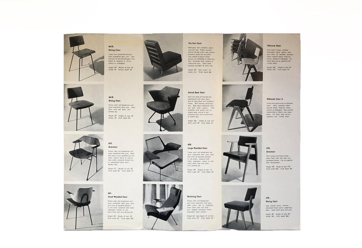 Robin Day | Slat chair | Hille | 1952, Robin day