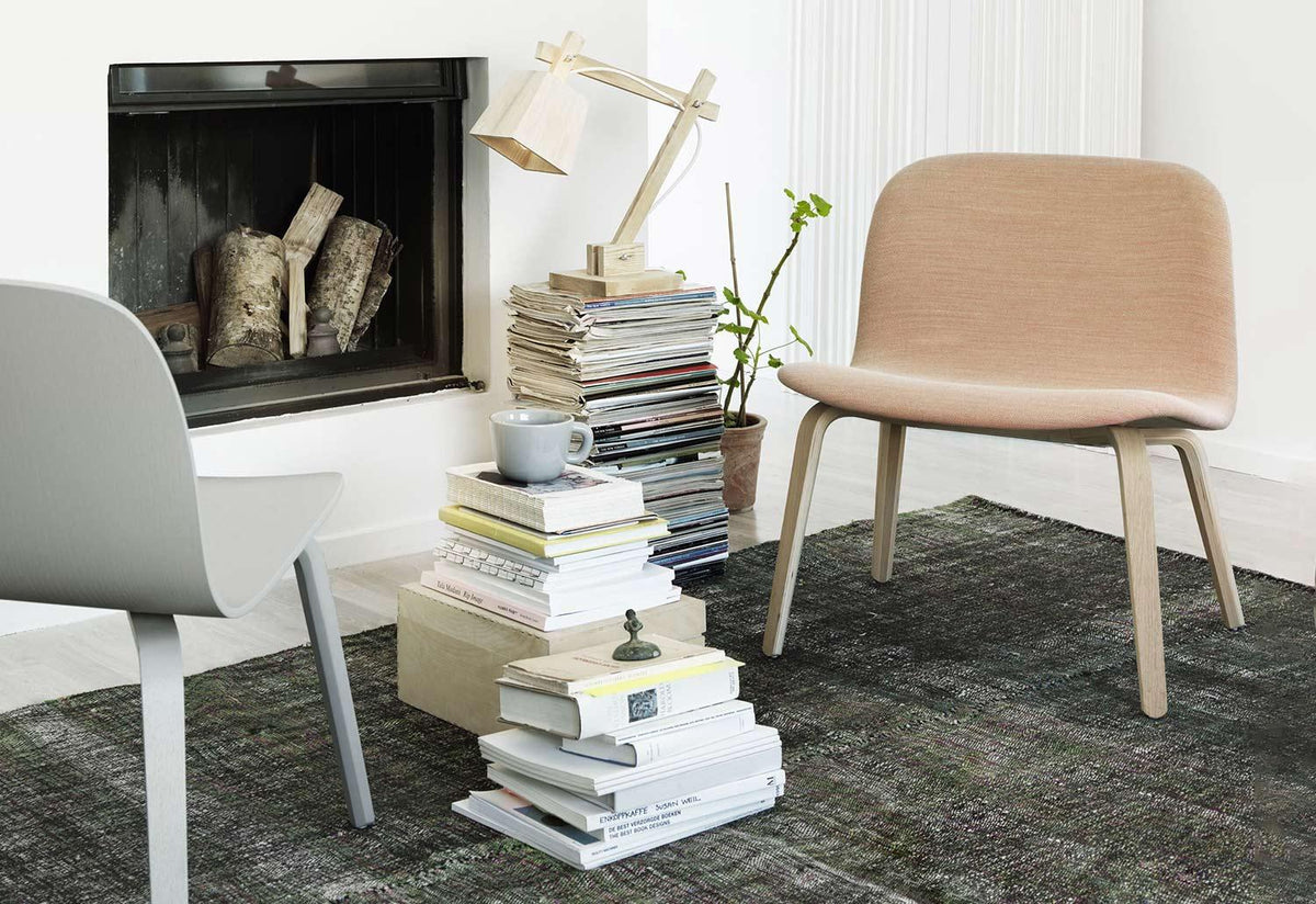 Visu Wood Lounge Chair | Upholstered, Mika tolvanen, Muuto