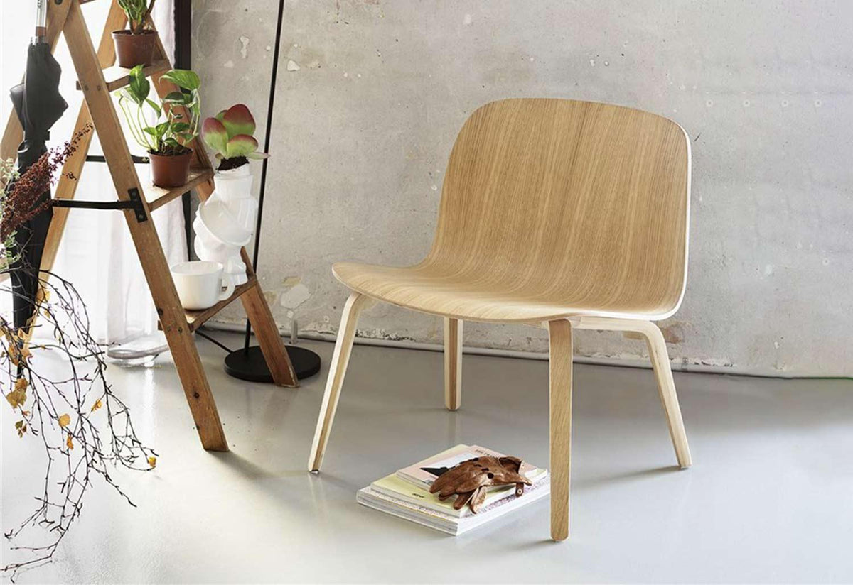 Visu Wooden Lounge Chair, Mika tolvanen, Muuto