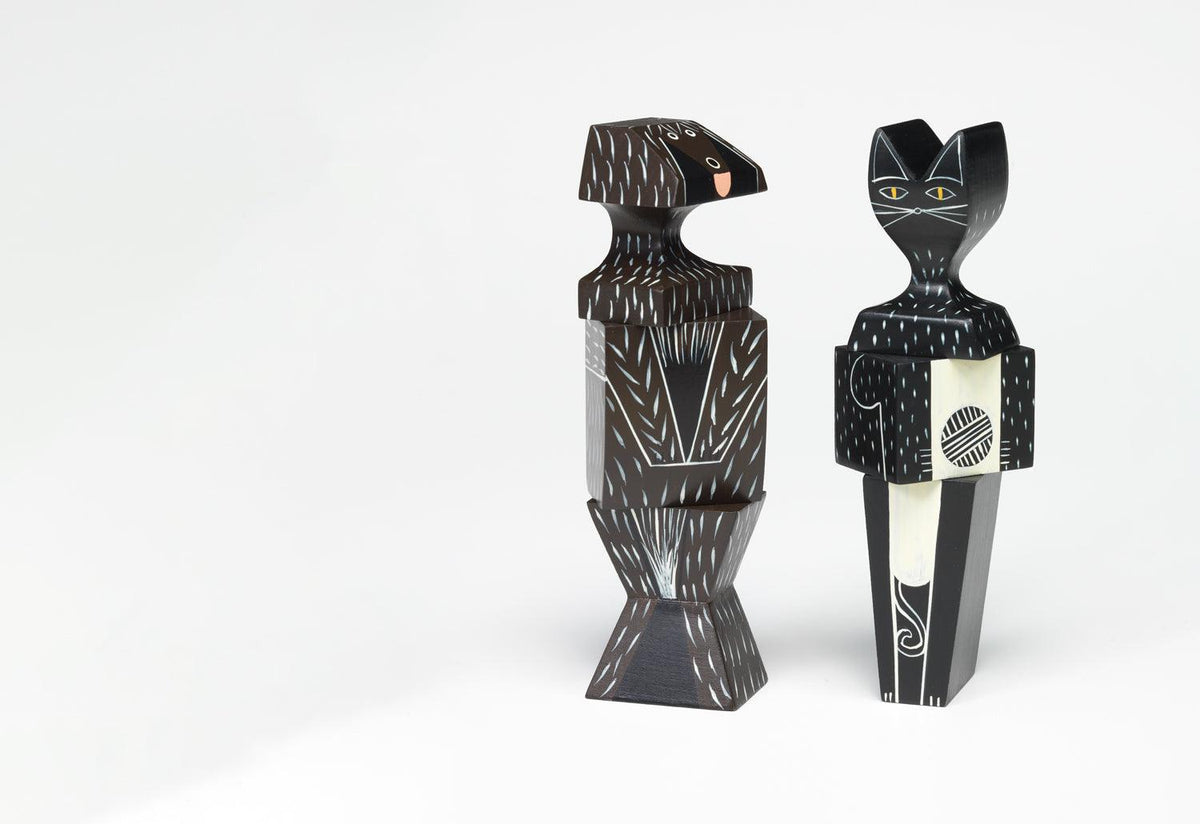 Wooden Doll Cat + Dog, Alexander girard, Vitra