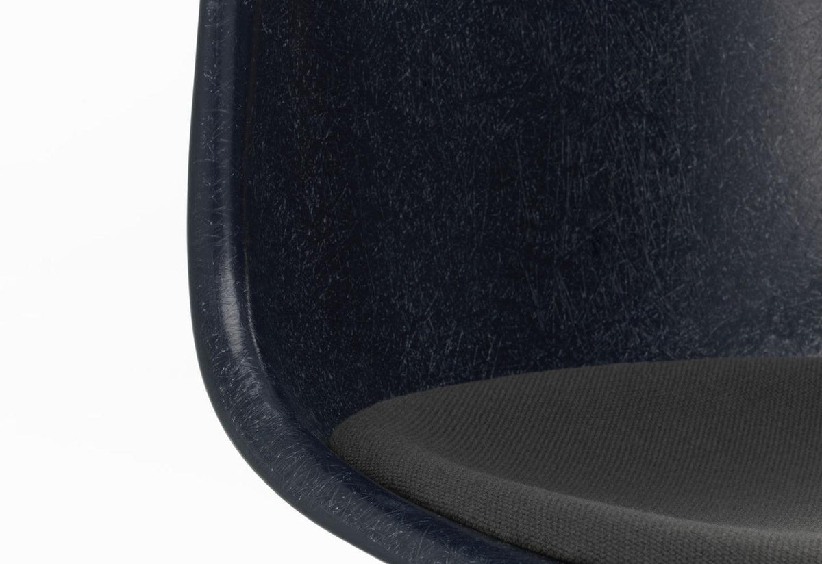 Eames Fiberglass DSR | Upholstered Seat, Charles and ray eames, Vitra