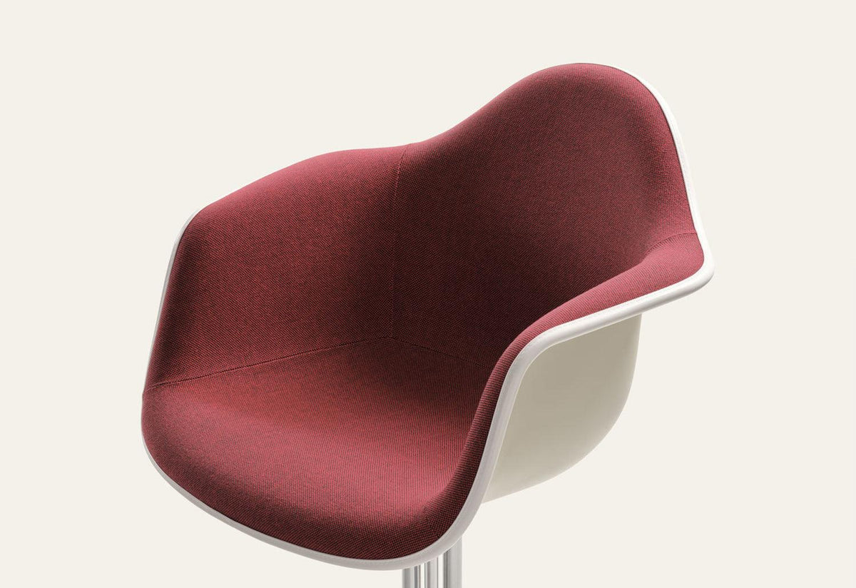 Eames DAL armchair with upholstery, 1950, Charles and ray eames, Vitra