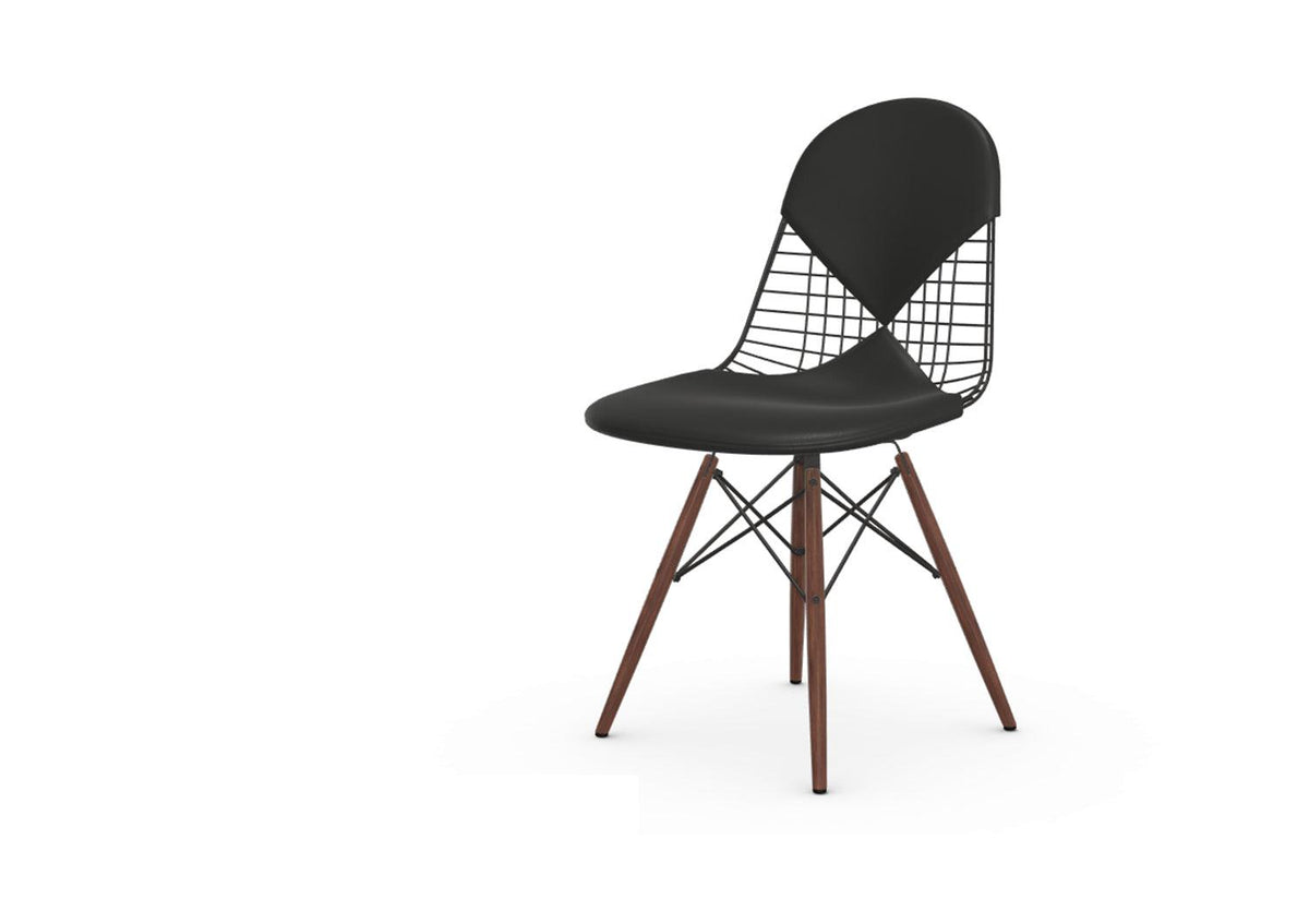 Eames DKW wire chair with upholstery, 1951, Charles and ray eames, Vitra