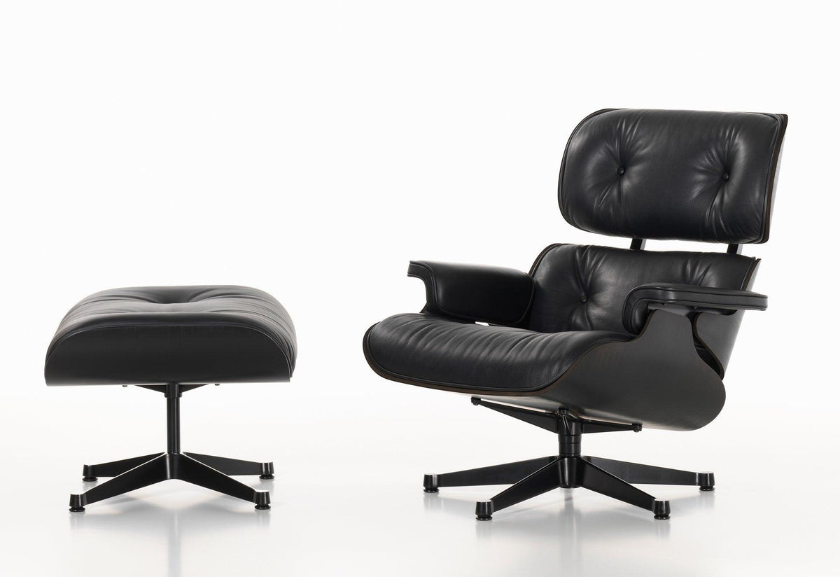 Eames lounge chair + ottoman - Black ash, 1956, Charles and ray eames, Vitra