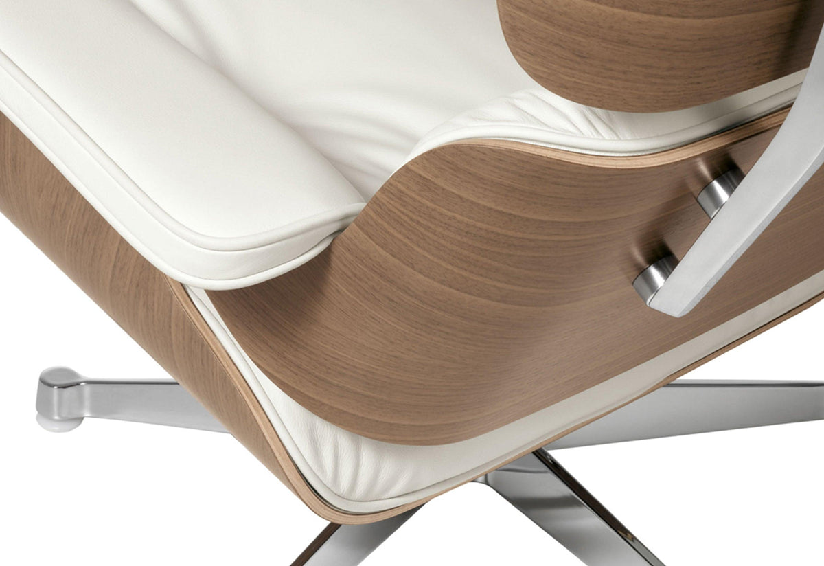 Eames Lounge Chair + Ottoman | Snow, Charles and ray eames, Vitra