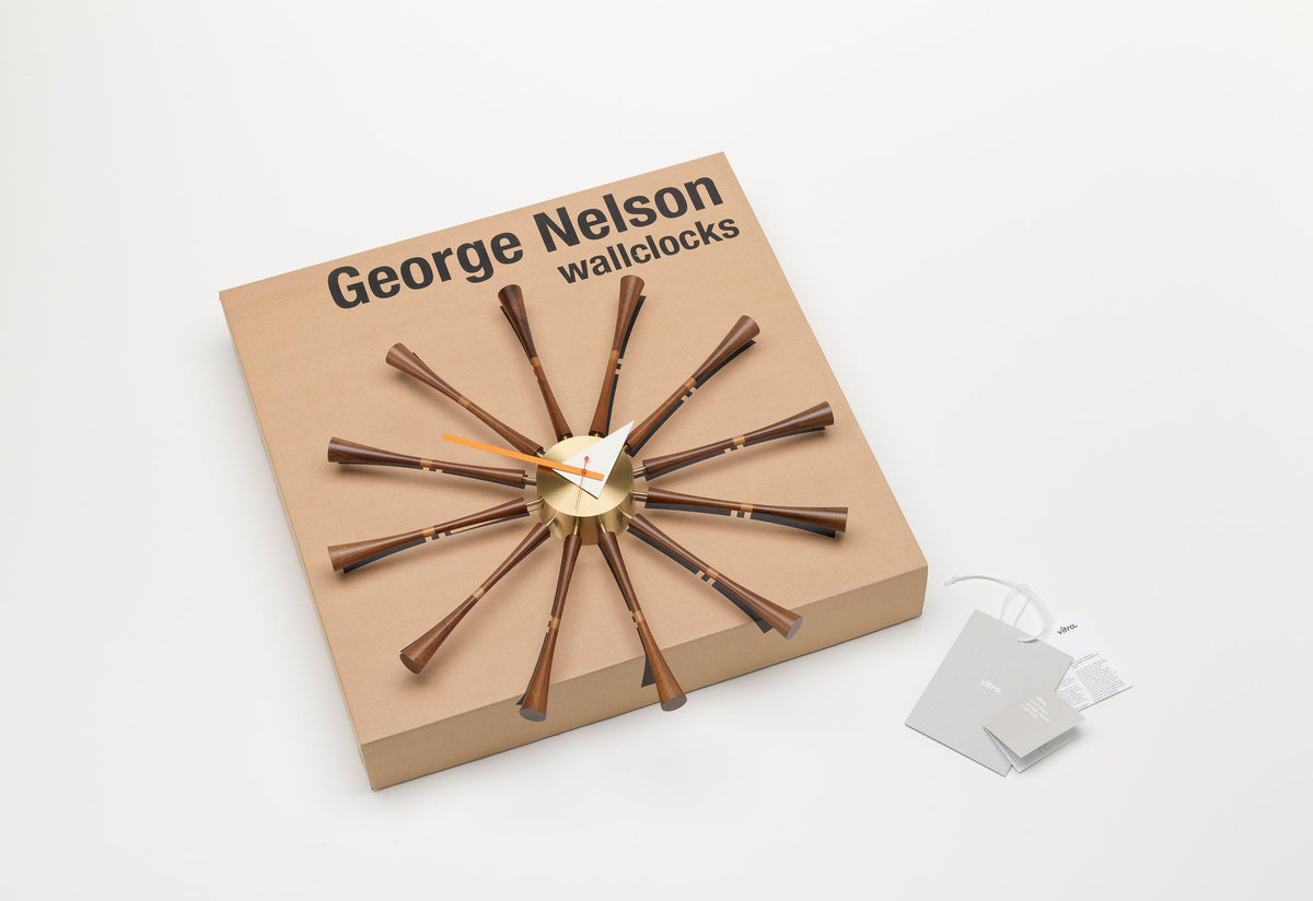 Spindle Clock, George nelson, Vitra