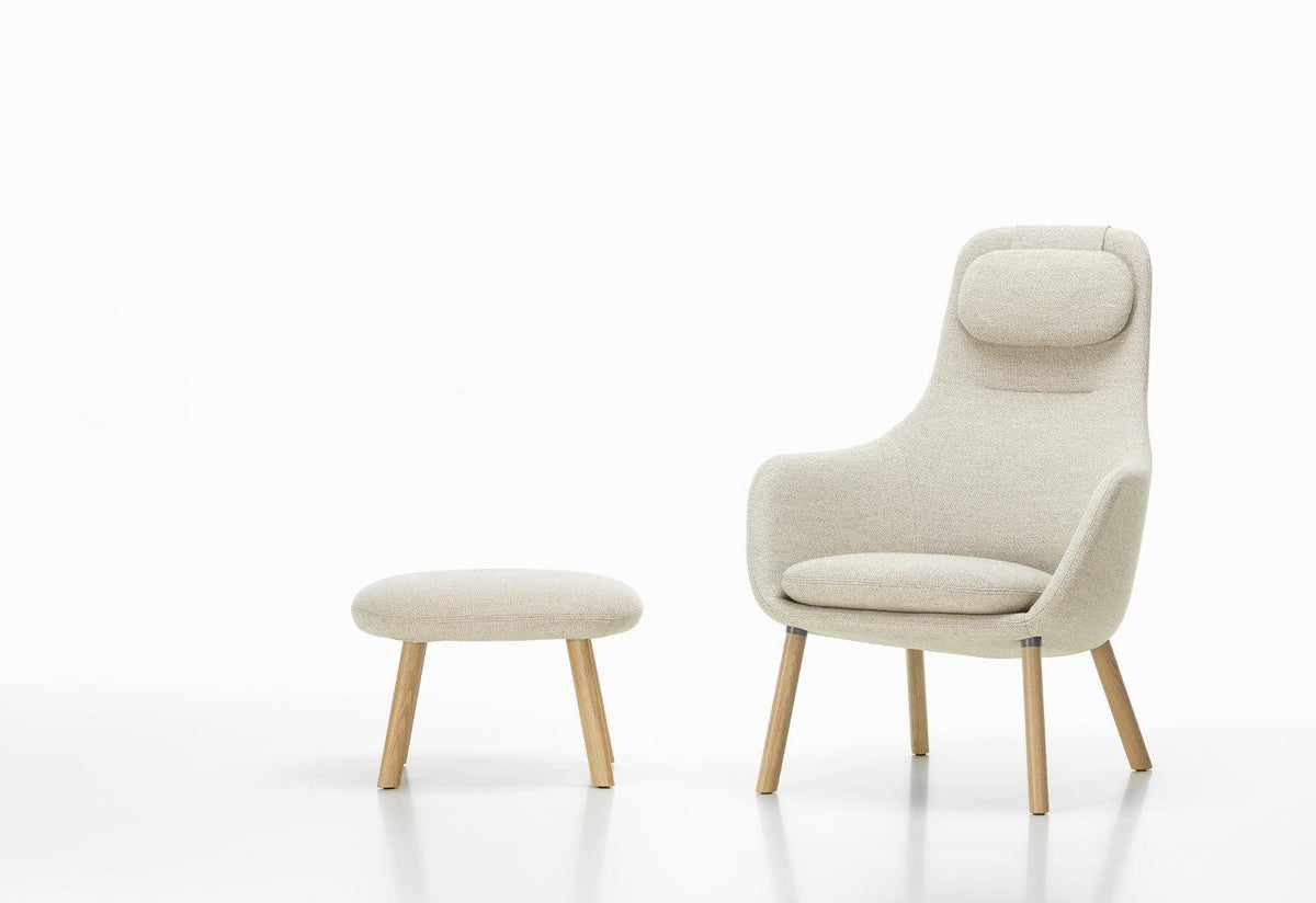 HAL Lounge chair with ottoman, 2021, Jasper morrison, Vitra