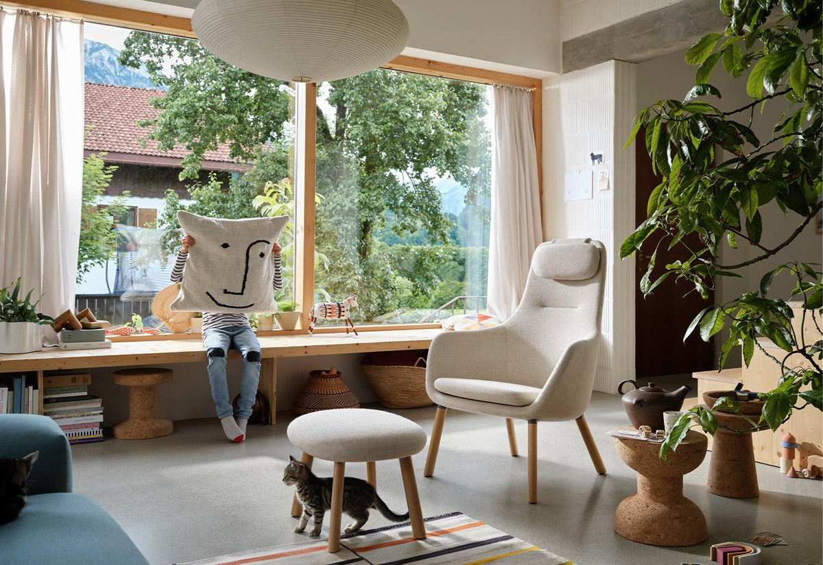 HAL Lounge Chair + Ottoman, Jasper morrison, Vitra