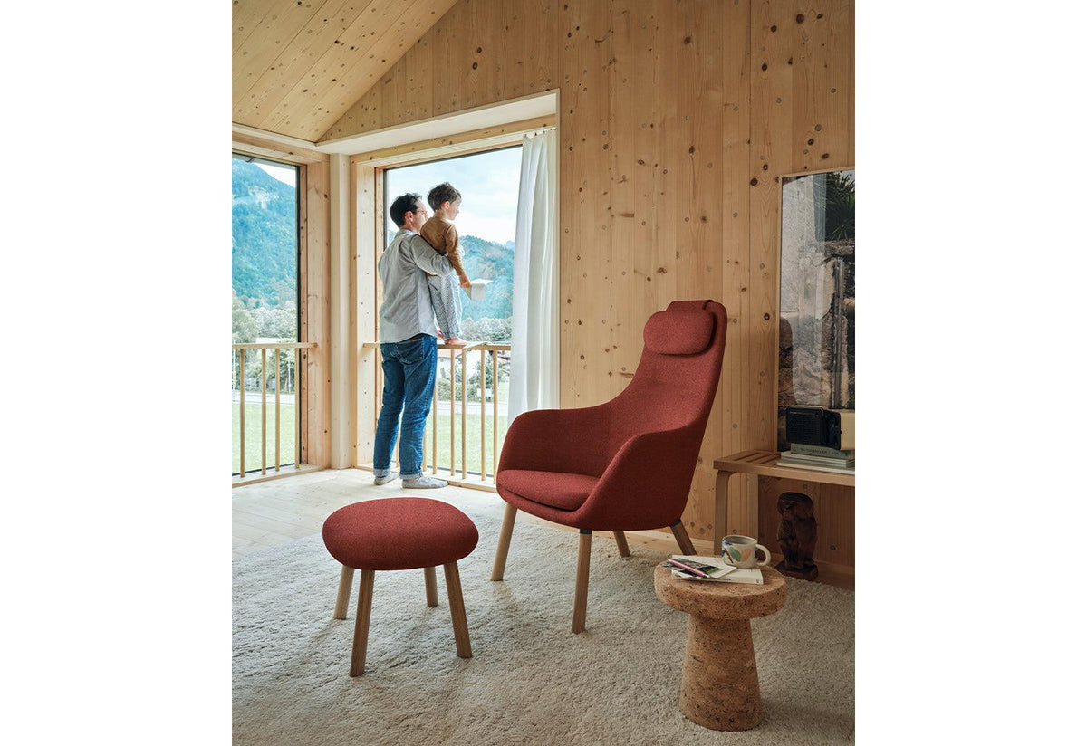 HAL Lounge Chair + Ottoman, Jasper morrison, Vitra