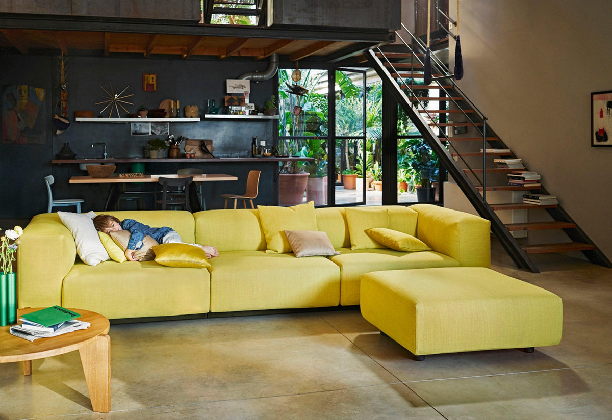 Soft Modular Three-Seat Sofa, Jasper morrison, Vitra