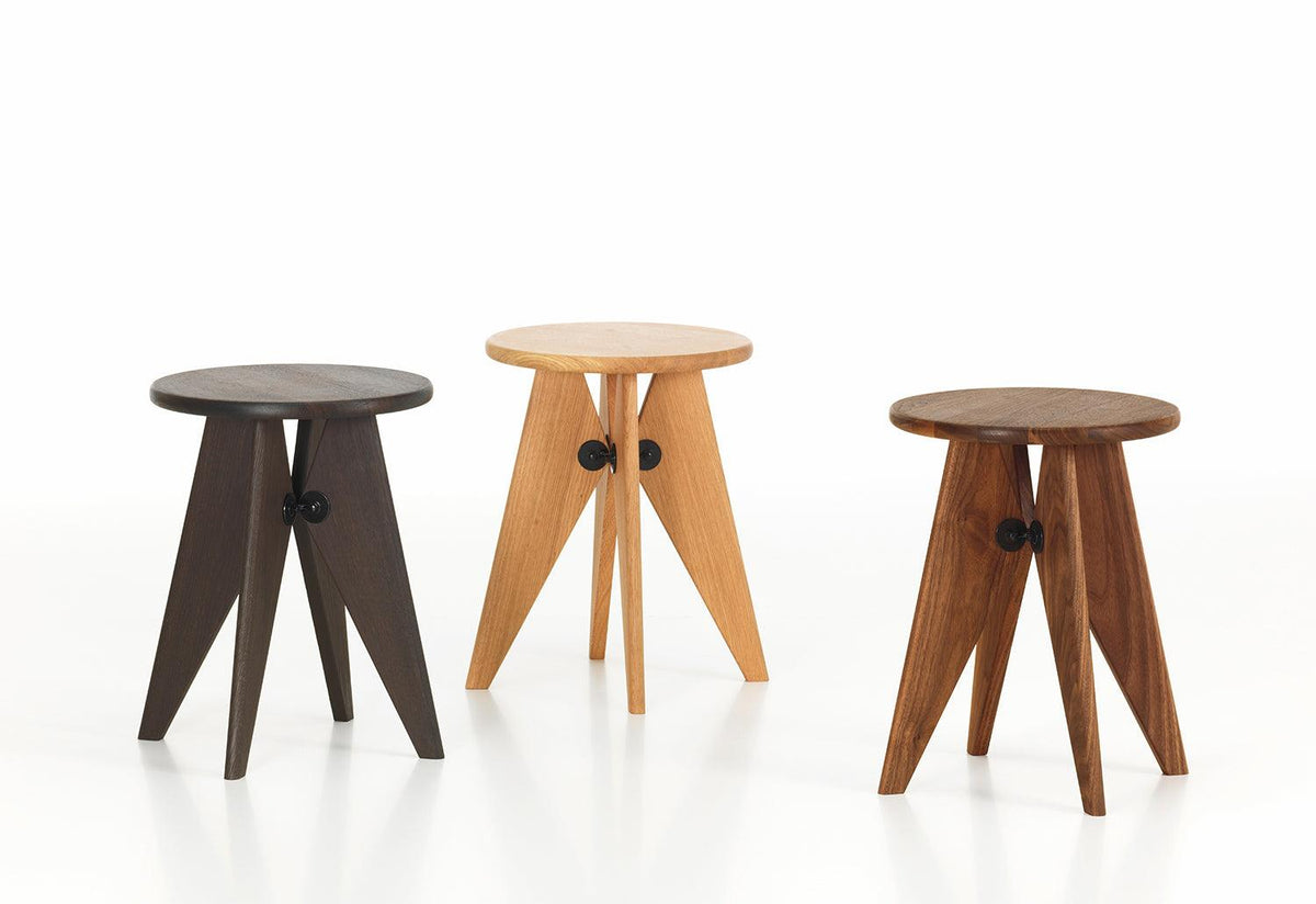 Tabouret Bois, Jean prouve, Vitra