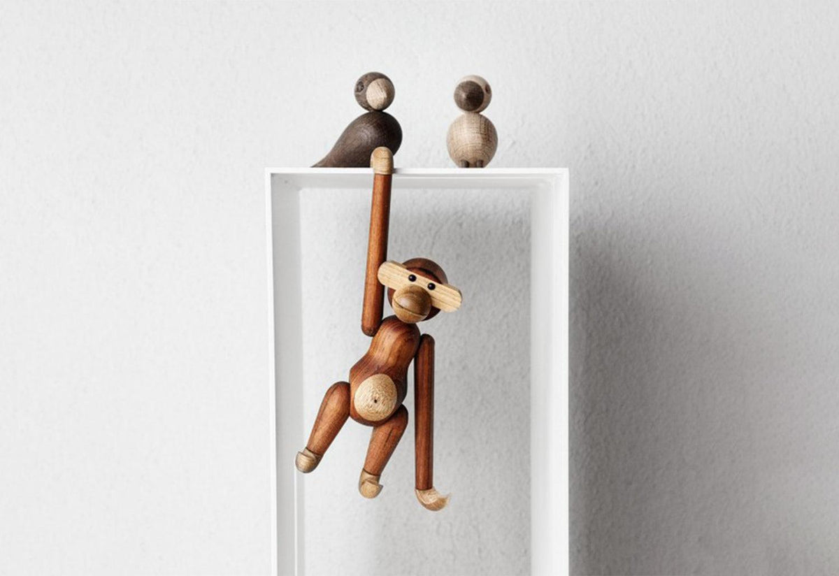 Wooden mini monkey, Kay bojesen, Rosendahl