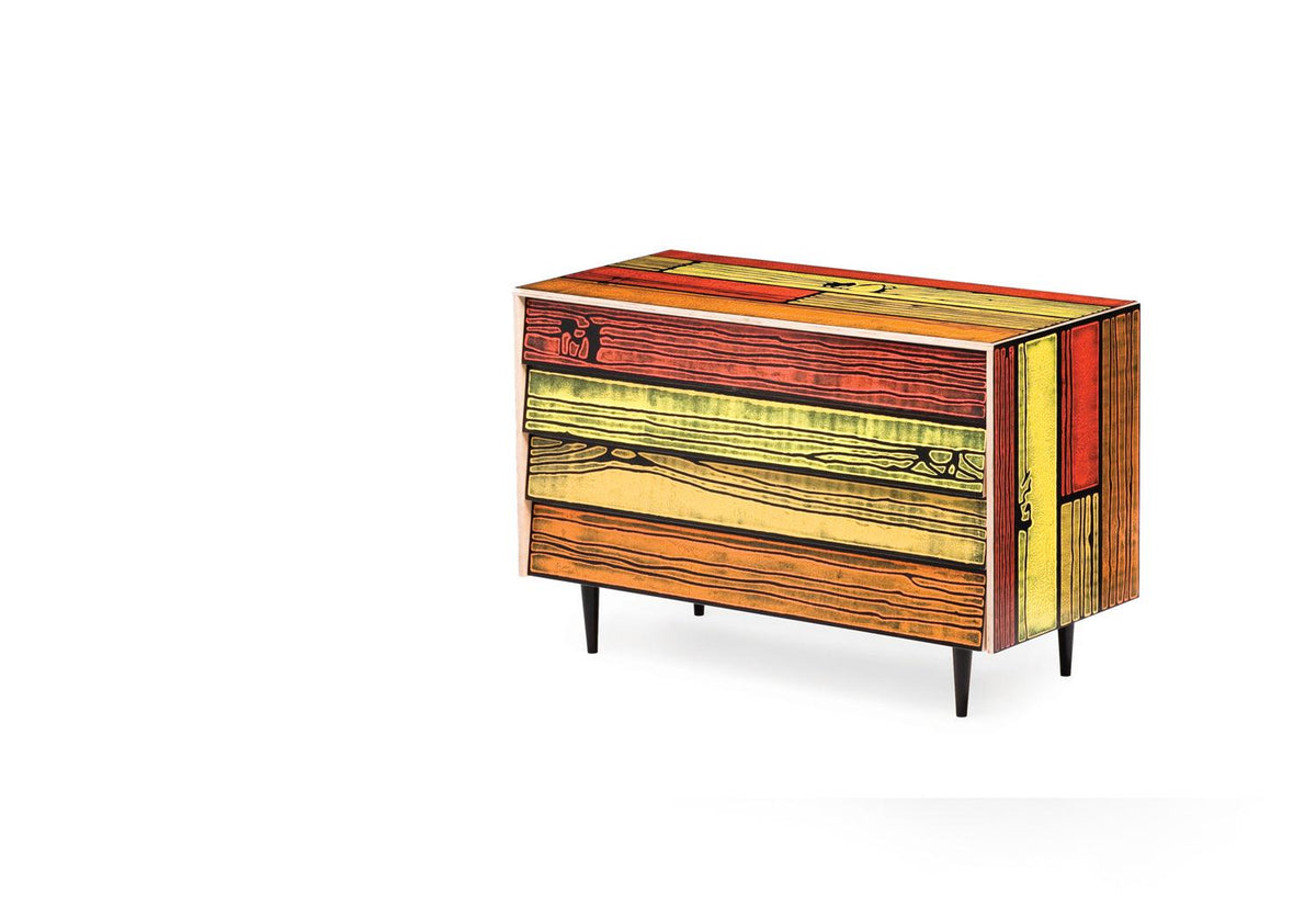 Wrongwoods chest of drawers, 2007, Richard woods and sebastian wrong, Established and sons